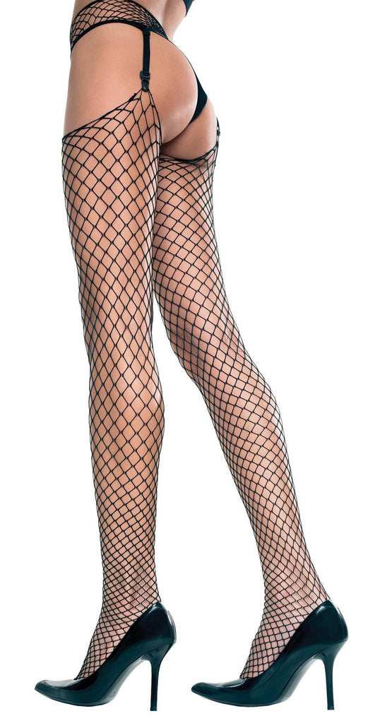 Garter-stocking Spandx Bk Pl