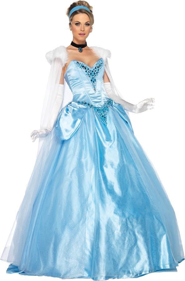 Cinderella Dlx Adult Sm