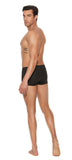 Men's Lycra Boxer Brief - Large-xlarge - Black