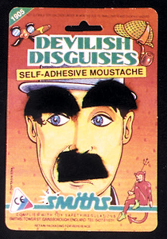 Chaplin Brow Mustache Black