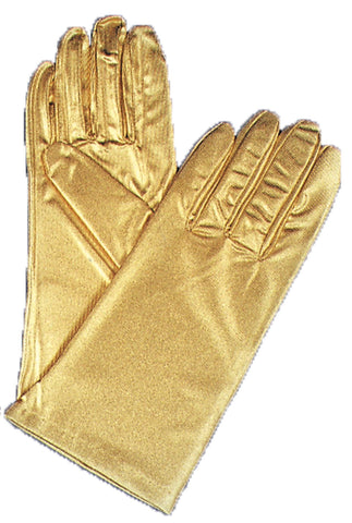 Gloves Reg Metallic Gold