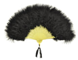 Fan Marabou Feather Black