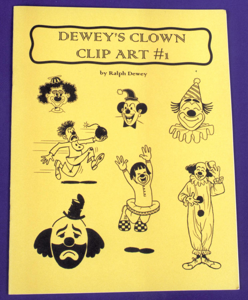 Deweys Clown Clip Art No 1