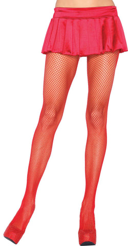 Bodystocking Ribbed Red