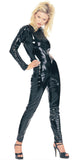 Kittysuit Leatherlike Blk Lg