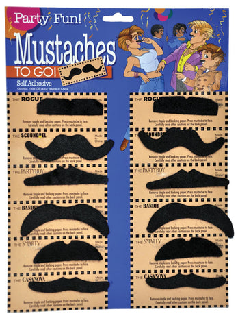 Mustache Card Of 12 Eq 1