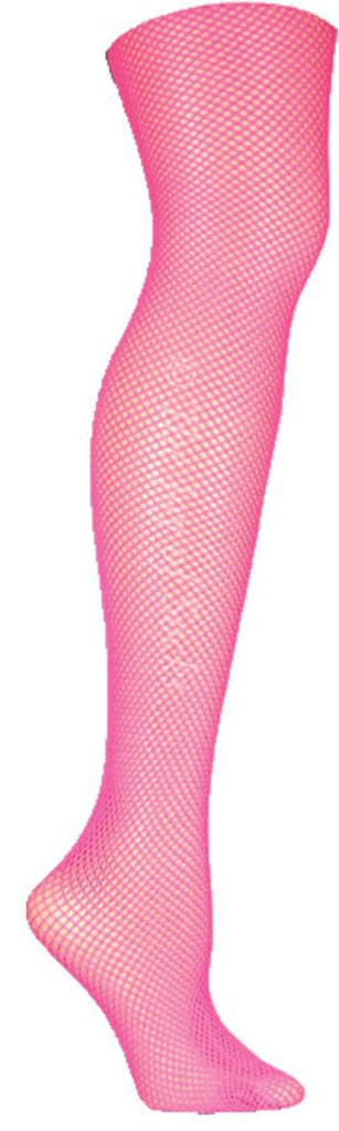 Mesh Pantyhose Neon Pink 1 Sz