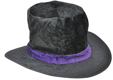 Top Hat Velvet Black