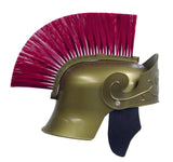 Roman Helmet Gd W Black Brush