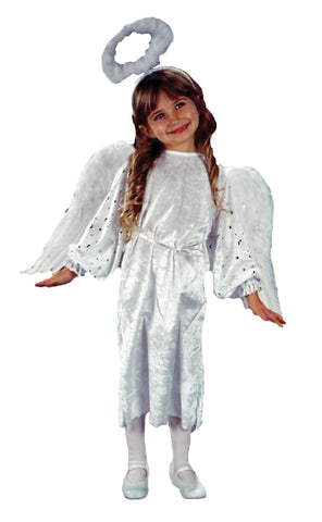 Angel White Velvet Toddler