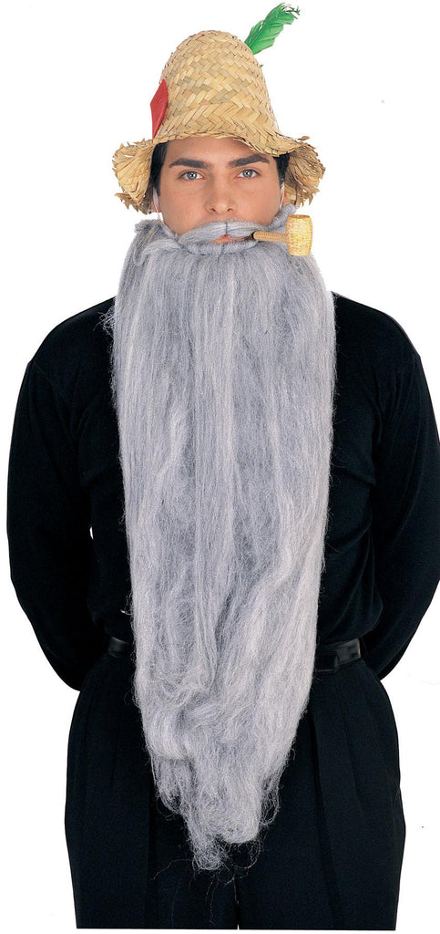 Mohair 25 Inch Grey Beard