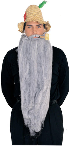 Mohair 25 Inch Grey Beard