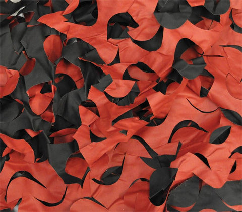 Camo Crazy 8 X 10 Ft Black Red