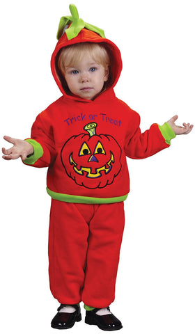 Hooded Pumpkin 2pc 18 24 Mo