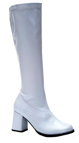 Go Go Boot White Size 5