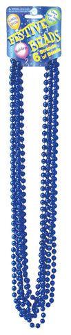 Beads 33in 7 1-2mm Royal