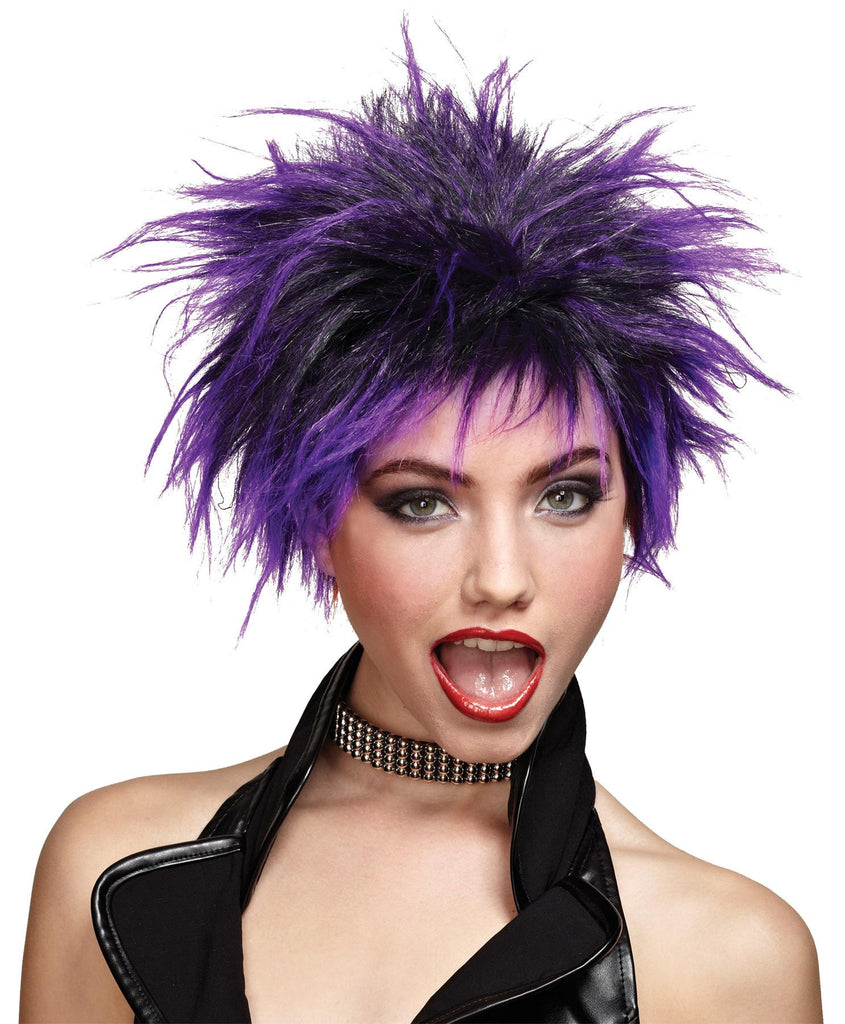 Wig Purple Punker Chick