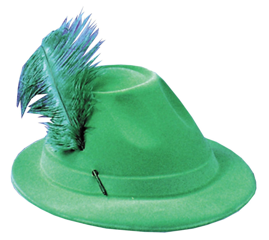 Hat Alpine Grn W-feather