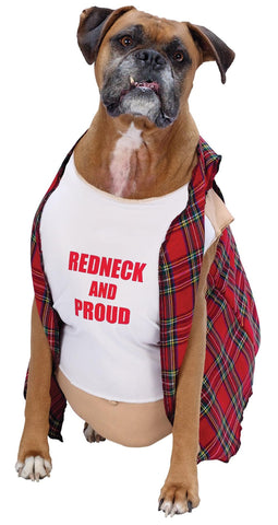 Big Dog Red Neck Pet Costume