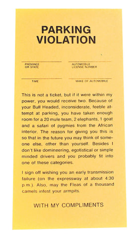 Parking Tickets