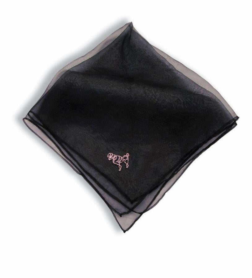 Poodle Scarf Black