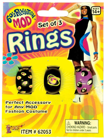 Mod Rings Set Of 3