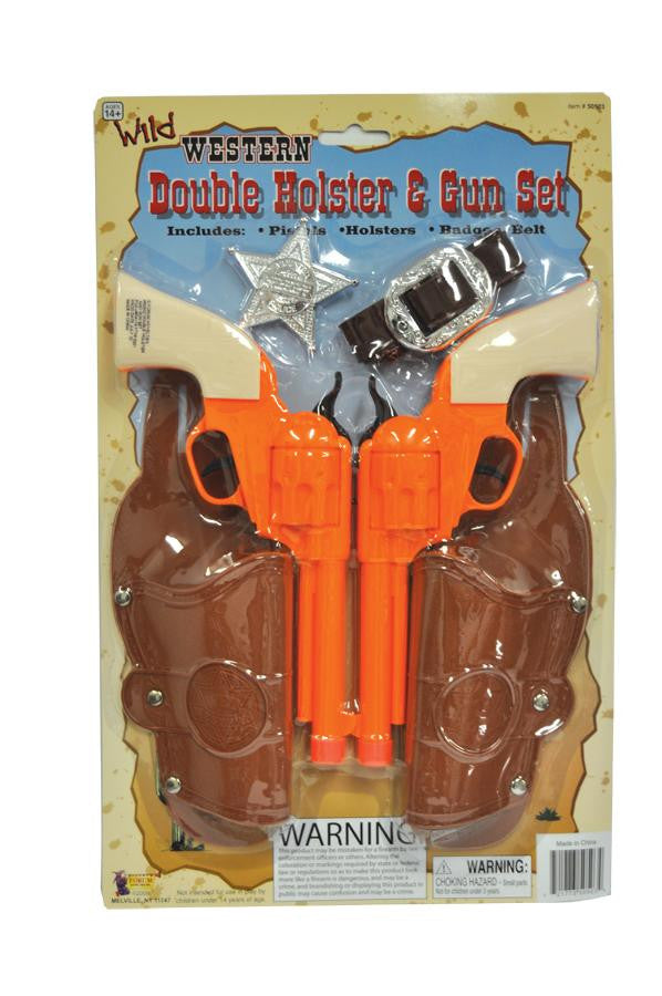 Double Holster And Gun Set