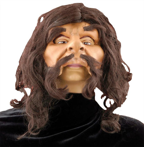 Caveman Mask With Hair