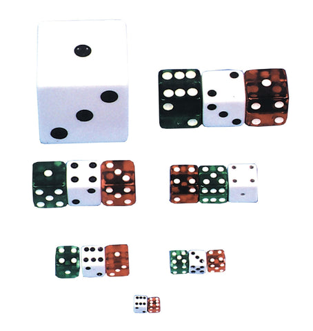 Dice 1-2 Inch  Red