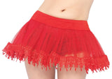 Petticoat Red Teardrop Lace