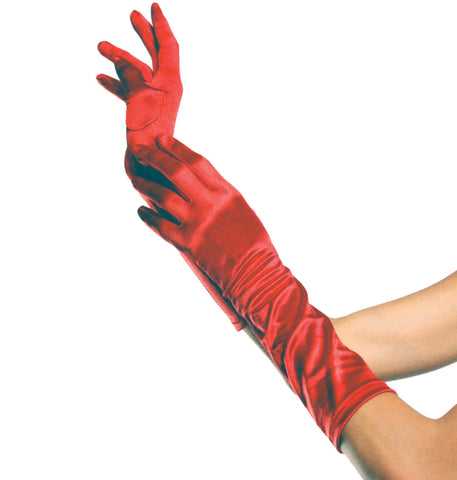 Gloves Elbow Length Black
