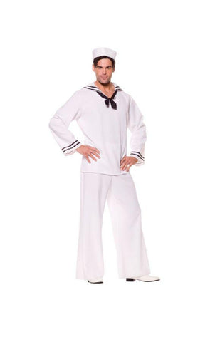 Sailor Shirt White Male Xl