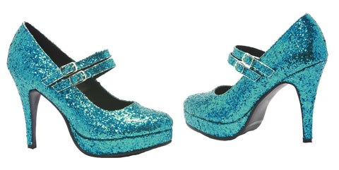 Shoe Alice Blue Glitter Size 8