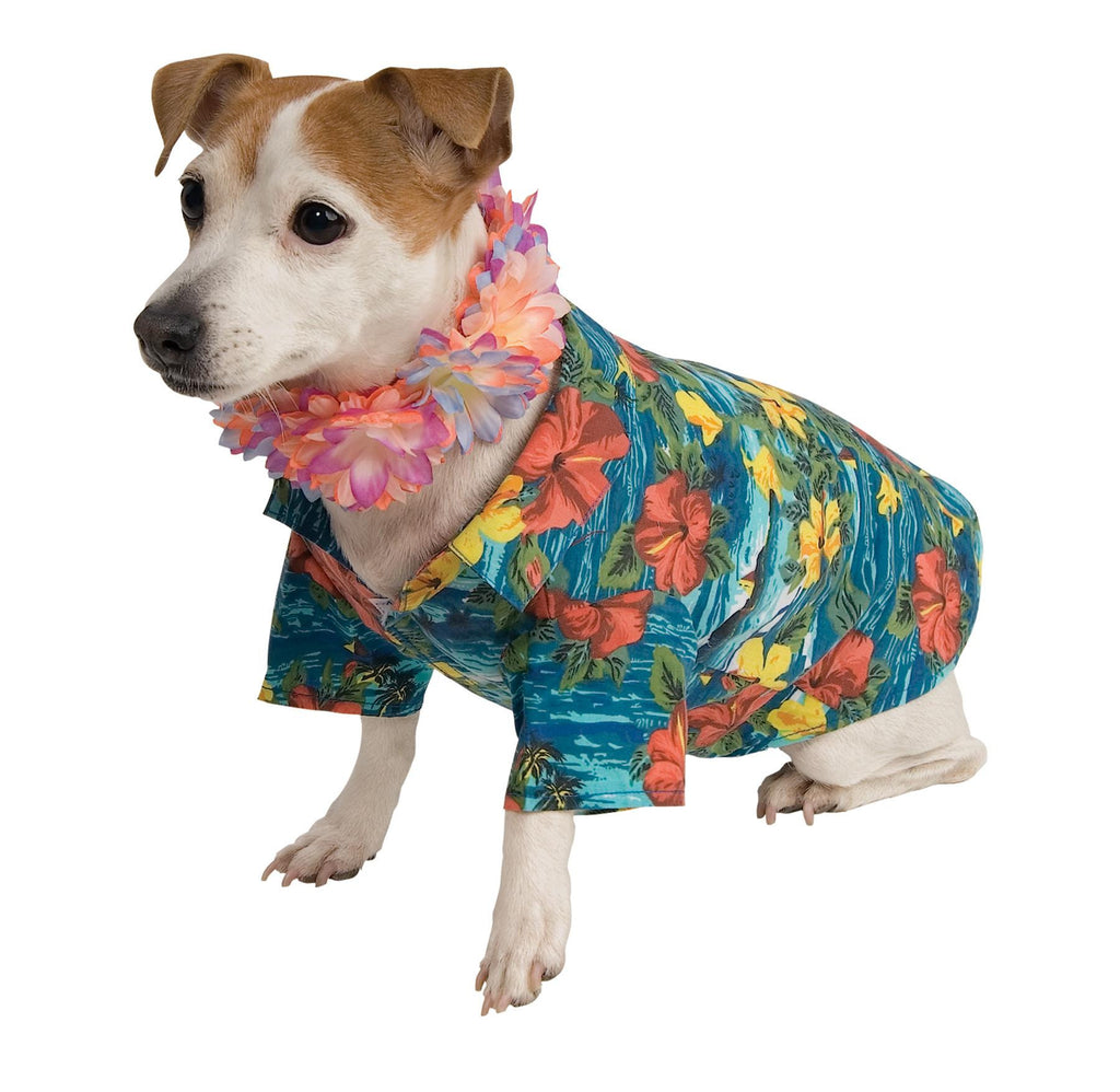 Pet Luau Costume Medium