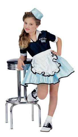 Car Hop Girl Child Costume Sm