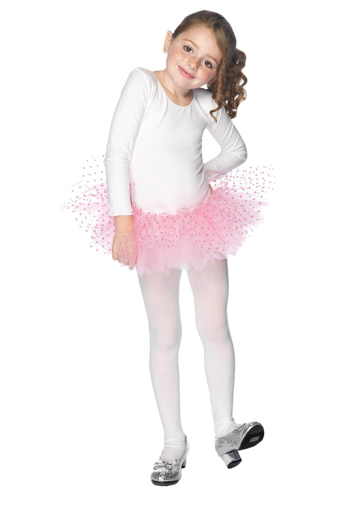 Tutu Flocked Polka Dots Cld Bk