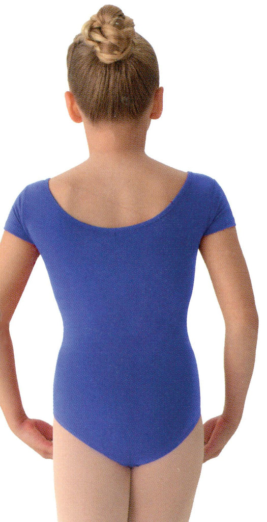 Leotard Shrt Slv Blue Large