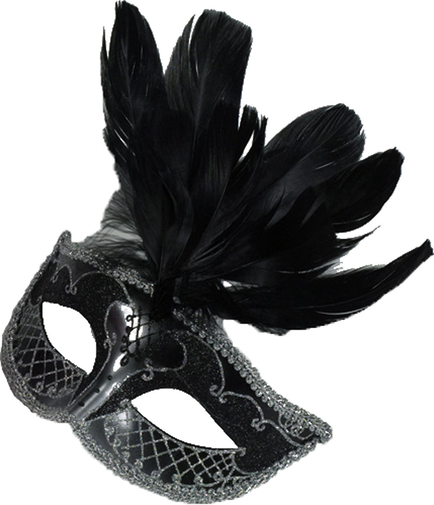 Carnival Mask Accent Bk-sv