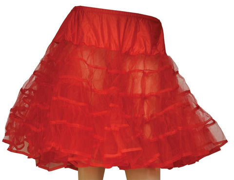 Petticoat Red Knee Length