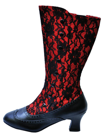 Boot Spooky Red Size 8