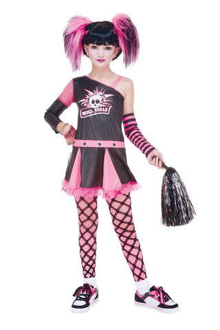 Gothic Cheerleader Child 10-12