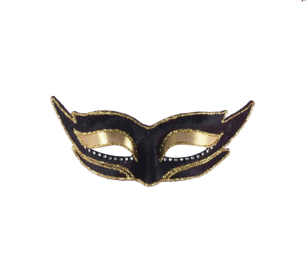 Ven Mask Black W Gold Trm