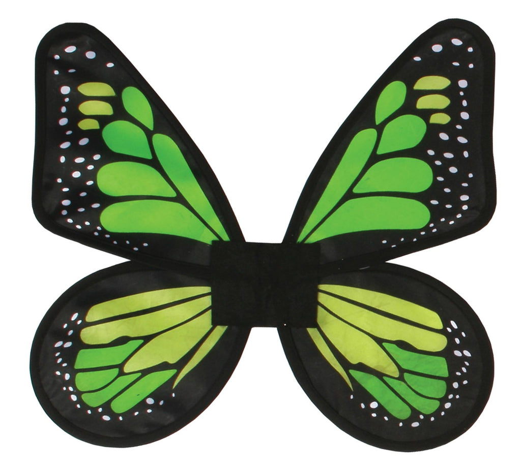 Wings Butterfly Satin Ad Green