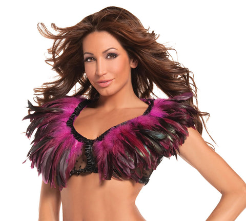 Feather Top Hot Pink