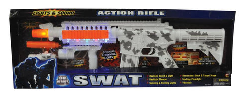 Swat Action Rifle Silencer Wht