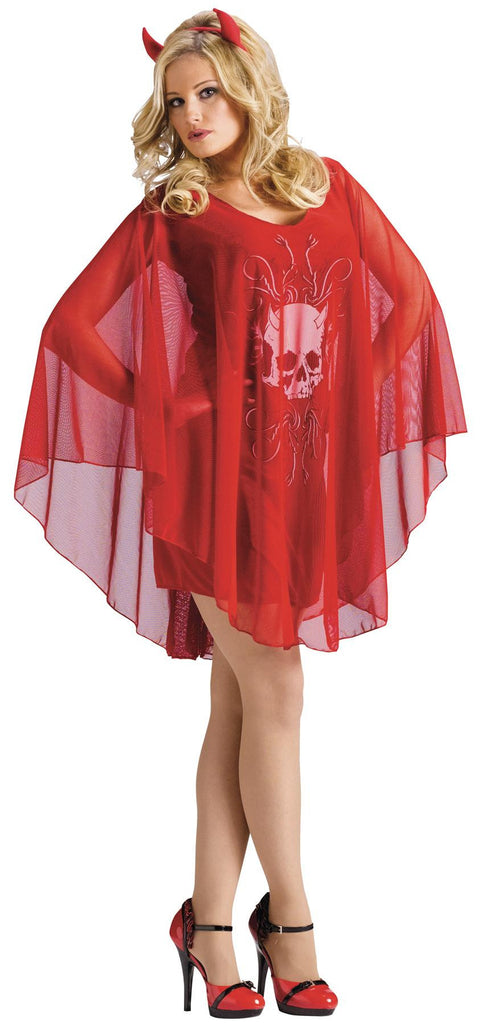 Poncho Devil Adult Sm-med