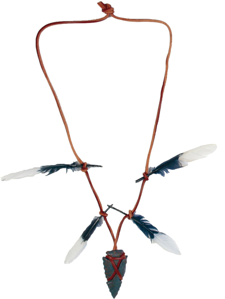 Native Warrior Arrowhead Neckl