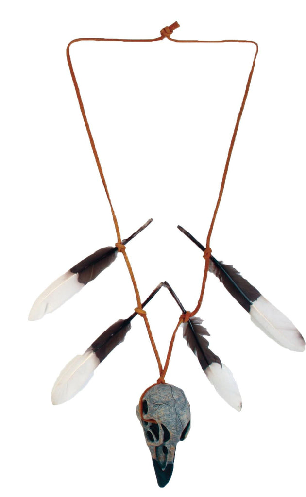 Native Warrior Skull Necklace