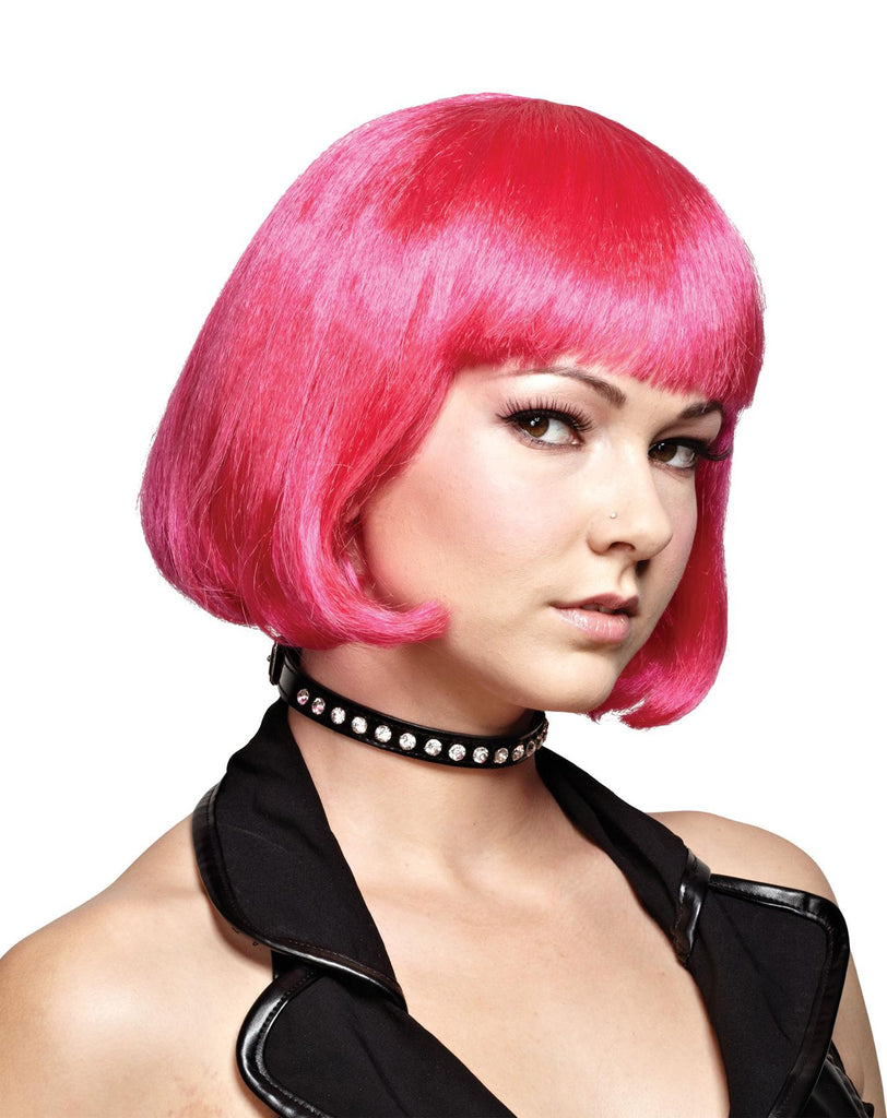 Hot Pink Bob Wig