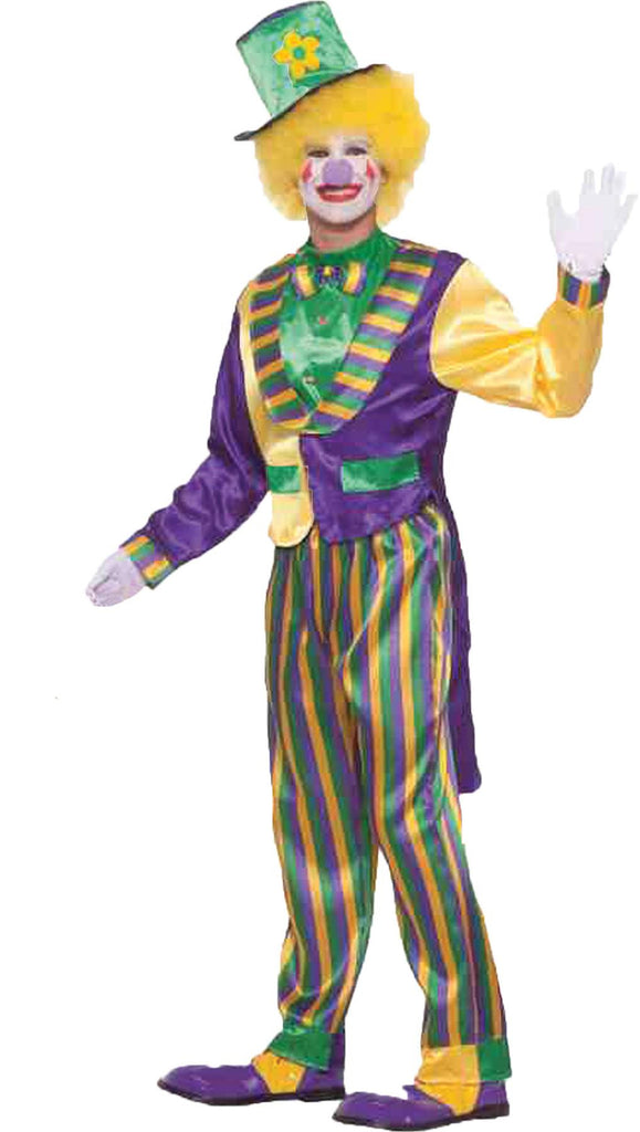 Mardi Gras Clown Adult